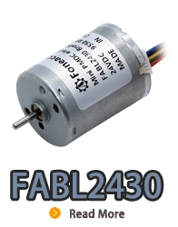 FABL2430 внутренний ротор бесщеточный электродвигатель постоянного тока со встроенным драйвером