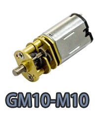 Электродвигатель постоянного тока с цилиндрическим редуктором GM10-M10.webp