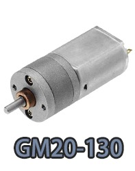 Электродвигатель постоянного тока с цилиндрическим редуктором GM20-130.webp