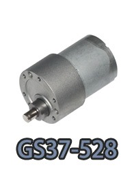 Электродвигатель постоянного тока с цилиндрическим редуктором GS37-528.webp